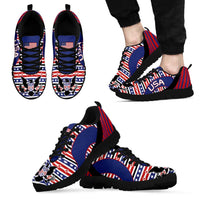 United States Soccer Sneakers American Eagle Flag Stars And Stripes