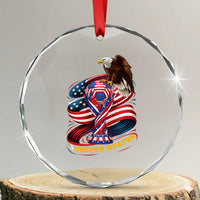 United States Sport USA Team 2026 Crystal Glass Ornament American Soccer Fans Gift