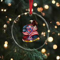 United States Sport USA Team 2026 Crystal Glass Ornament American Soccer Fans Gift