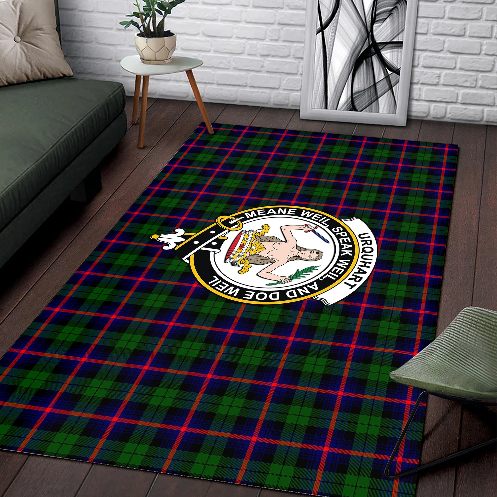 urquhart-modern-clan-tartan-rug-family-crest-tartan-plaid-rug-clan-scotland-tartan-area-rug