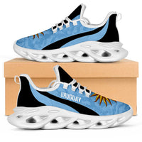 Uruguay 2026 Football Clunky Sneakers La Celeste Sol de Mayo Curve Stylized - Wonder Print Shop