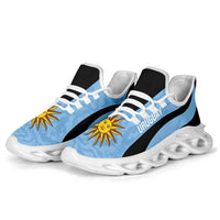 Uruguay 2026 Football Clunky Sneakers La Celeste Sol de Mayo Curve Stylized - Wonder Print Shop
