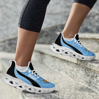Uruguay 2026 Football Clunky Sneakers La Celeste Sol de Mayo Curve Stylized - Wonder Print Shop