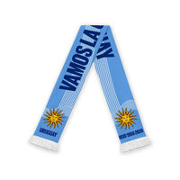 Uruguay 2026 Football Soccer Scarf Vamos La Celeste Sol de Mayo