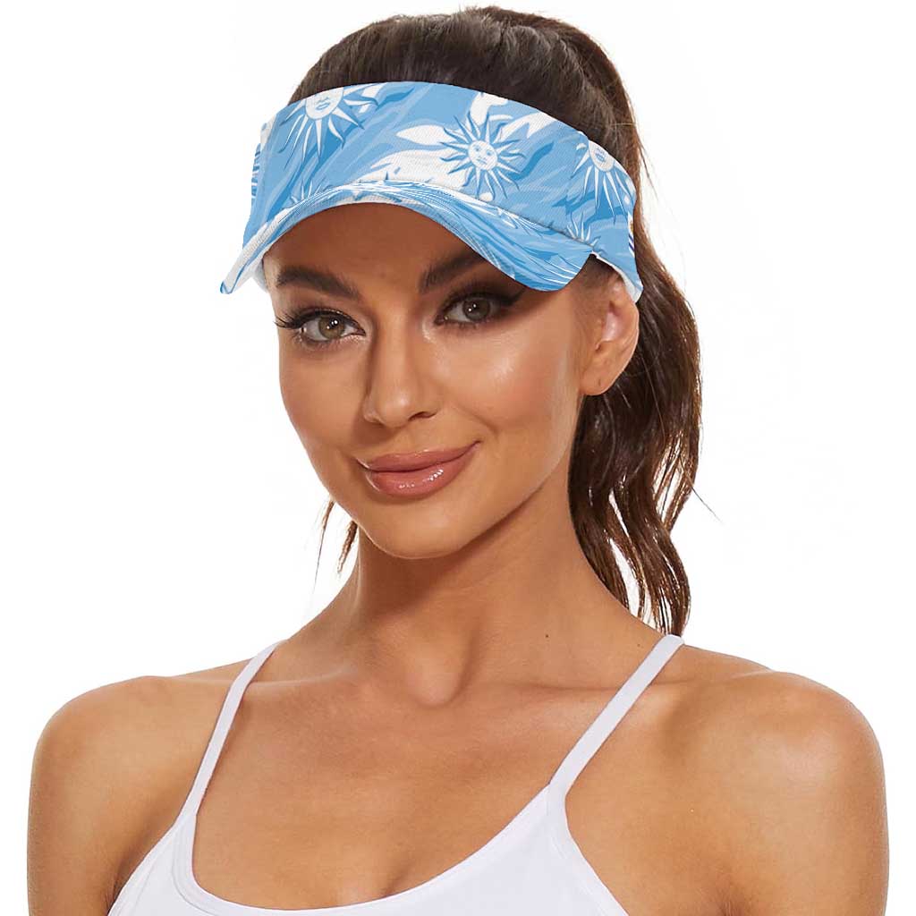 Uruguay 2026 Football Sun Visor Cap Vamos La Celeste Sol de Mayo