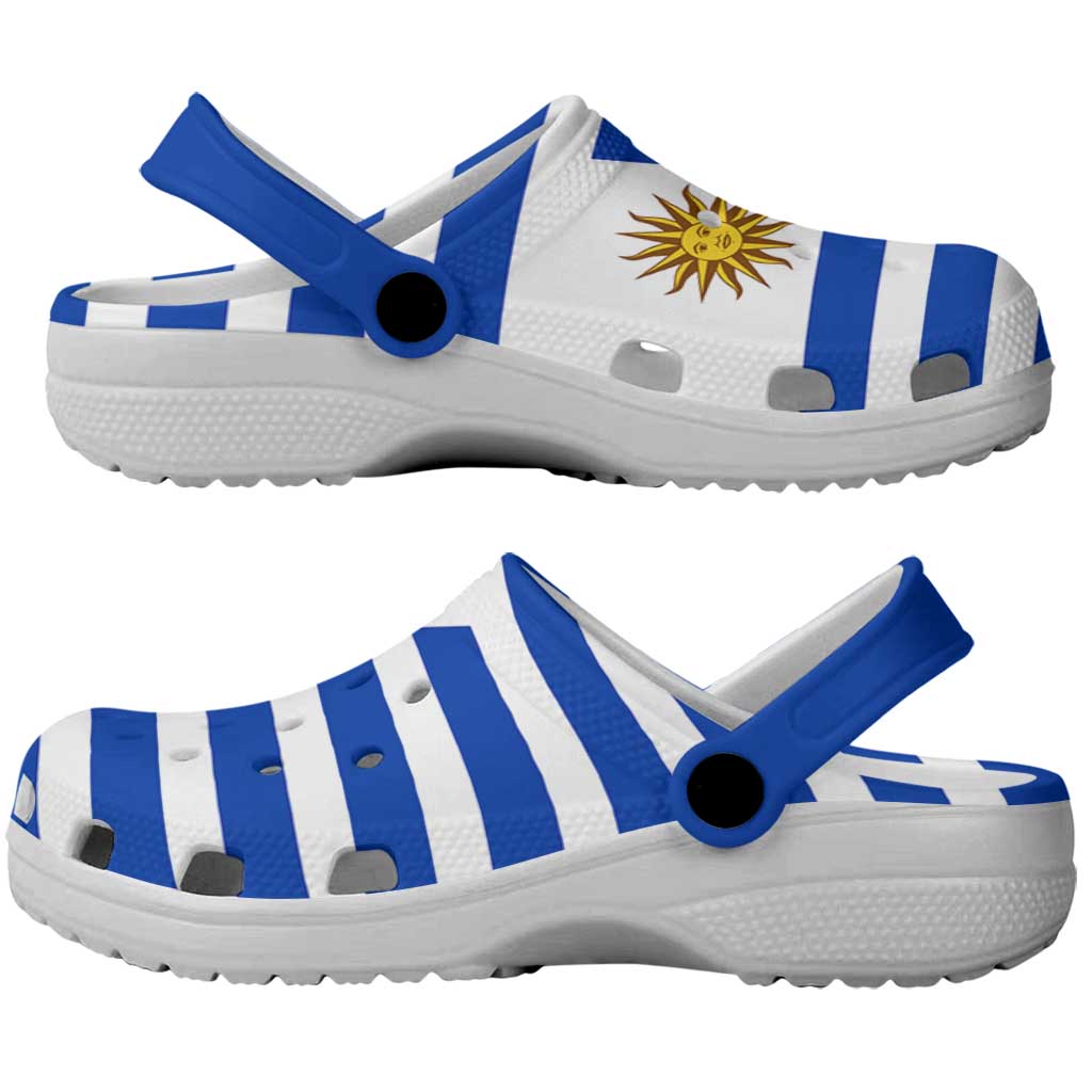 Uruguay Clogs Shoes Heritage Palette Flag-Inspired - Wonder Print Shop