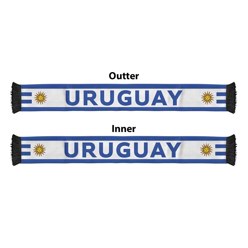 Uruguay Football 2026 Soccer Scarf Flag Style