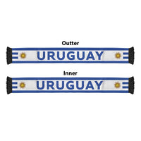Uruguay Football 2026 Soccer Scarf Flag Style
