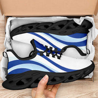 Uruguay Football Clunky Sneakers Flag-Inspired Curve Style