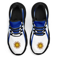 Uruguay Football Clunky Sneakers Flag-Inspired Curve Style