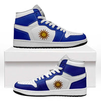 Uruguay High Sneakers AJ1 Classic National Flag Style - Wonder Print Shop