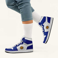 Uruguay High Sneakers AJ1 Classic National Flag Style - Wonder Print Shop