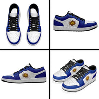 Uruguay Low Sneakers Classic National Flag Style - Wonder Print Shop