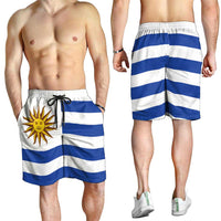 Uruguay Shorts for Men National Flag Colors - Wonder Print Shop