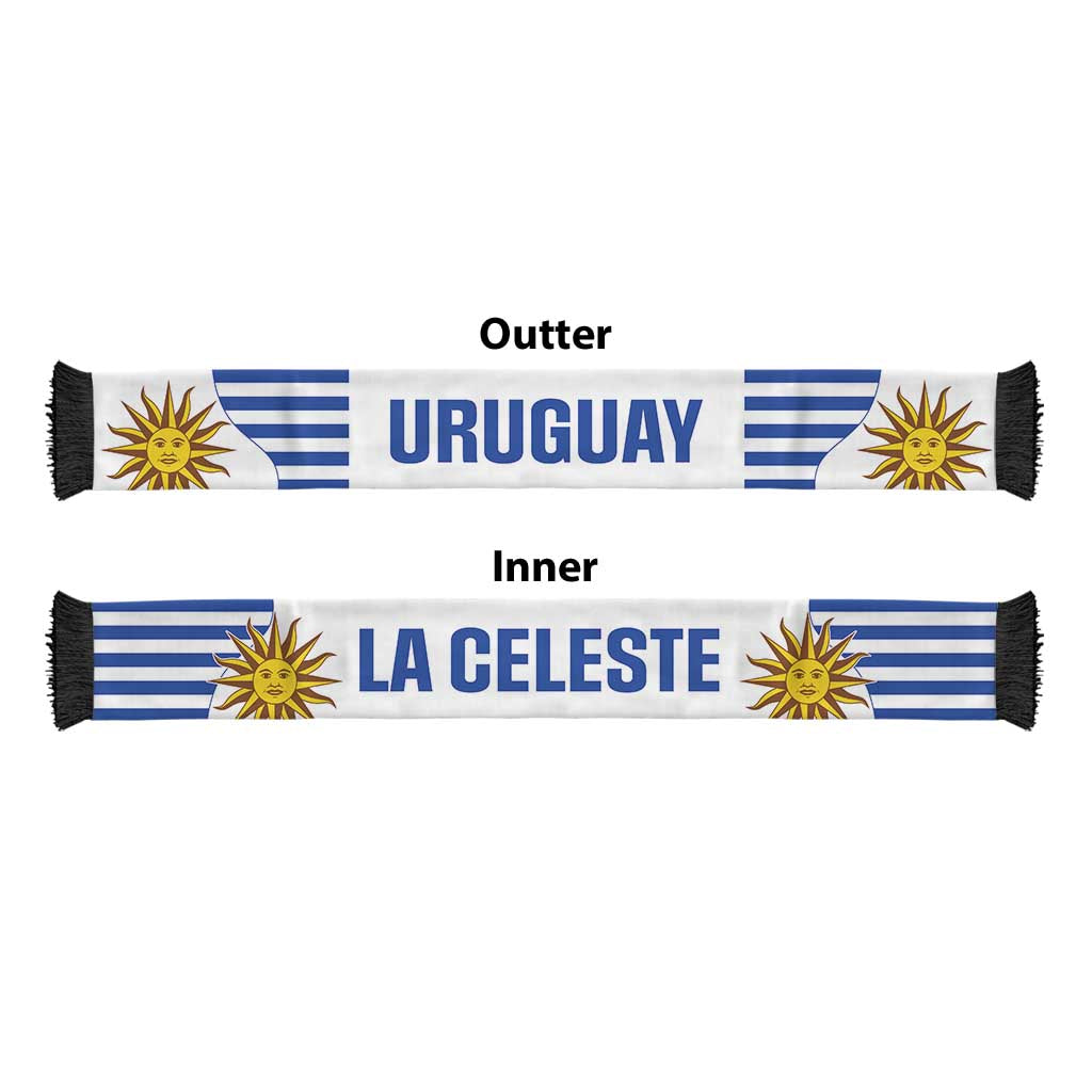Uruguay World Football 2026 Soccer Scarf National Pride Never Stops