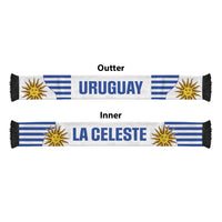 Uruguay World Football 2026 Soccer Scarf National Pride Never Stops
