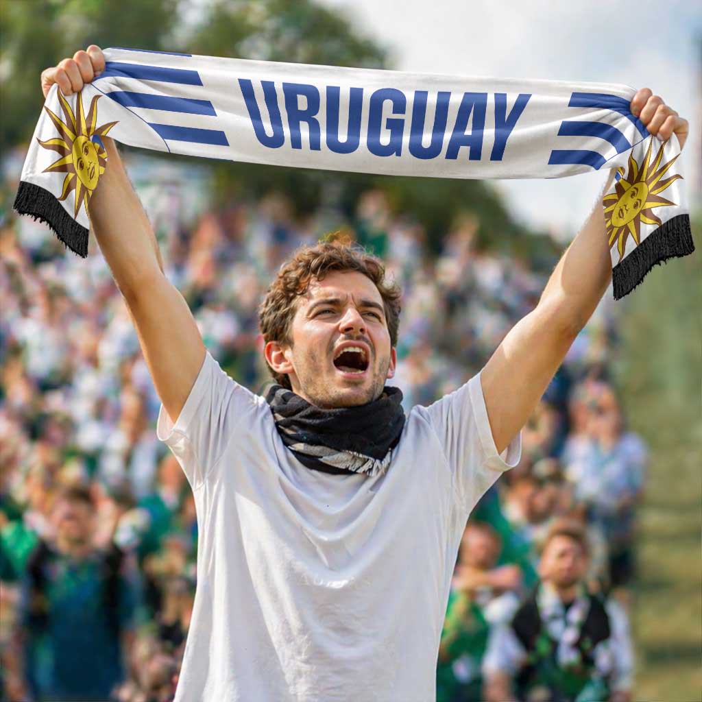 Uruguay World Football 2026 Soccer Scarf National Pride Never Stops