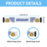 Uruguay World Football 2026 Soccer Scarf National Pride Never Stops