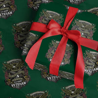 US Military Army Veteran Wrapping Paper Roll It Cannot Be Inherited Nor Can It Be Purchased I Have Earned It - Wonder Print Shop