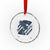 US Military Navy Sailor Crystal Glass Ornament And God Said Let There Be Sailors The Devil Groaned And Said - Wonder Print Shop
