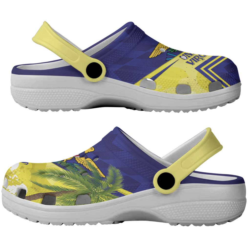 US Virgin Islands Clogs Shoes United in Pride and Hope - Wonder Print Shop