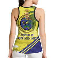 US Virgin Islands Hollow Tank Top United in Pride and Hope - Wonder Print Shop