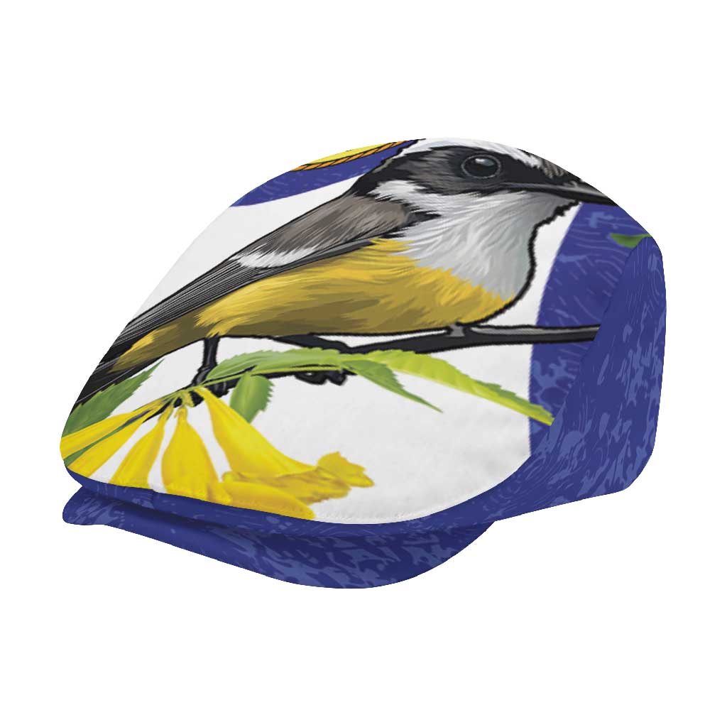 US Virgin Islands Jeff Hat Bananaquit Bird Mix Ginger Thomas Flower - Wonder Print Shop