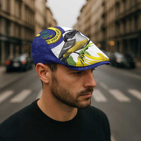 US Virgin Islands Jeff Hat Bananaquit Bird Mix Ginger Thomas Flower - Wonder Print Shop