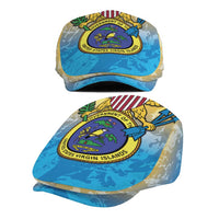 US Virgin Islands Jeff Hat Coat Of Arms Grunge Style - Wonder Print Shop