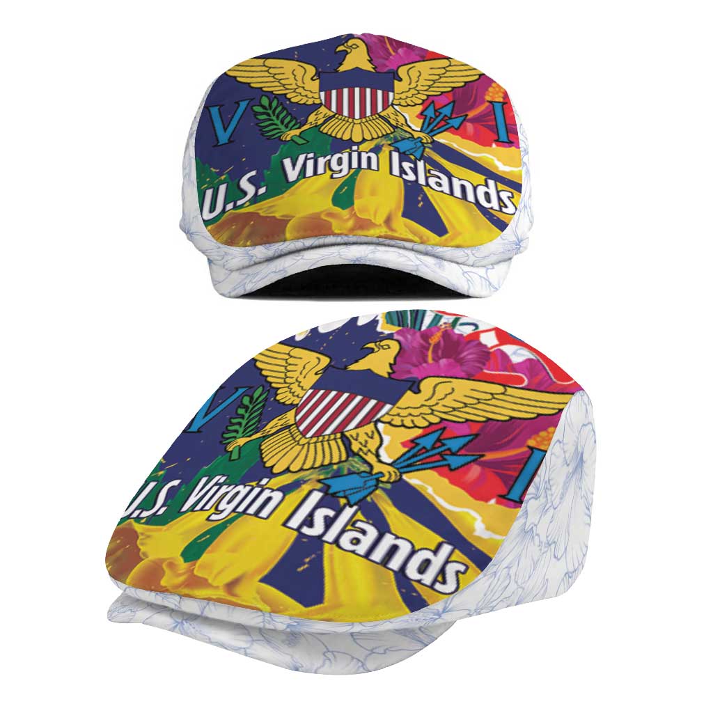 US Virgin Islands - Puerto Rico Day Jeff Hat Boricua Coqui Yellow-colored Eagle - Wonder Print Shop