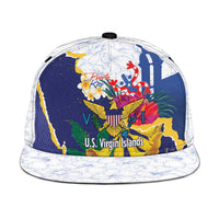 US Virgin Islands - Puerto Rico Day Snapback Cap Boricua Coqui Yellow-colored Eagle - Wonder Print Shop