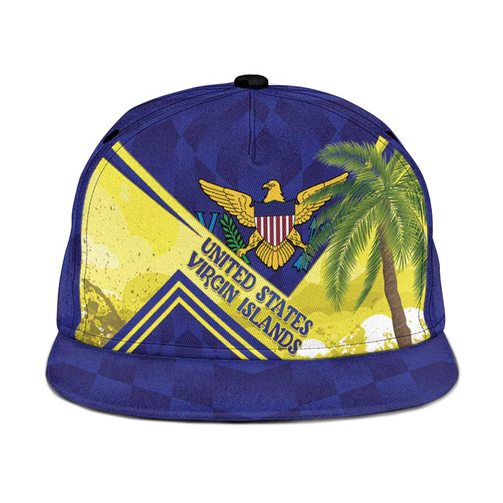 US Virgin Islands Snapback Cap United in Pride and Hope - Wonder Print Shop