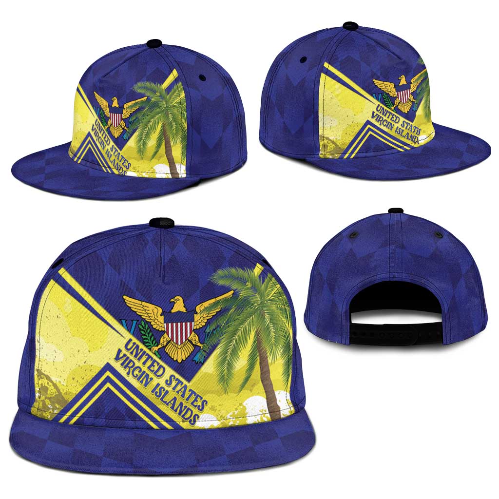 US Virgin Islands Snapback Cap United in Pride and Hope - Wonder Print Shop