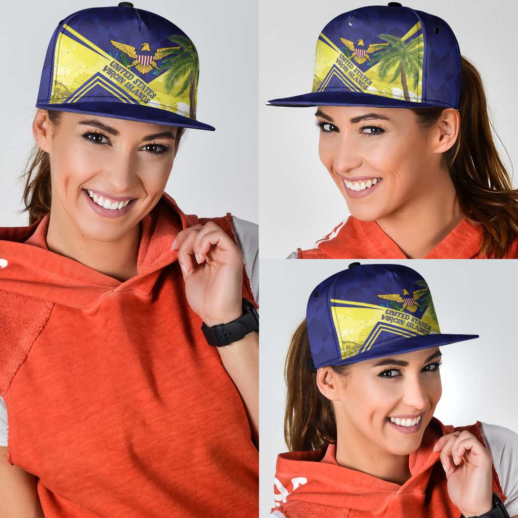 US Virgin Islands Snapback Cap United in Pride and Hope - Wonder Print Shop