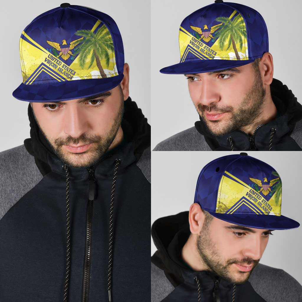 US Virgin Islands Snapback Cap United in Pride and Hope - Wonder Print Shop