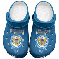 US Virgin Islands Soccer Clogs Shoes Go Dashing Eagles Sporty Style - Wonder Print Shop