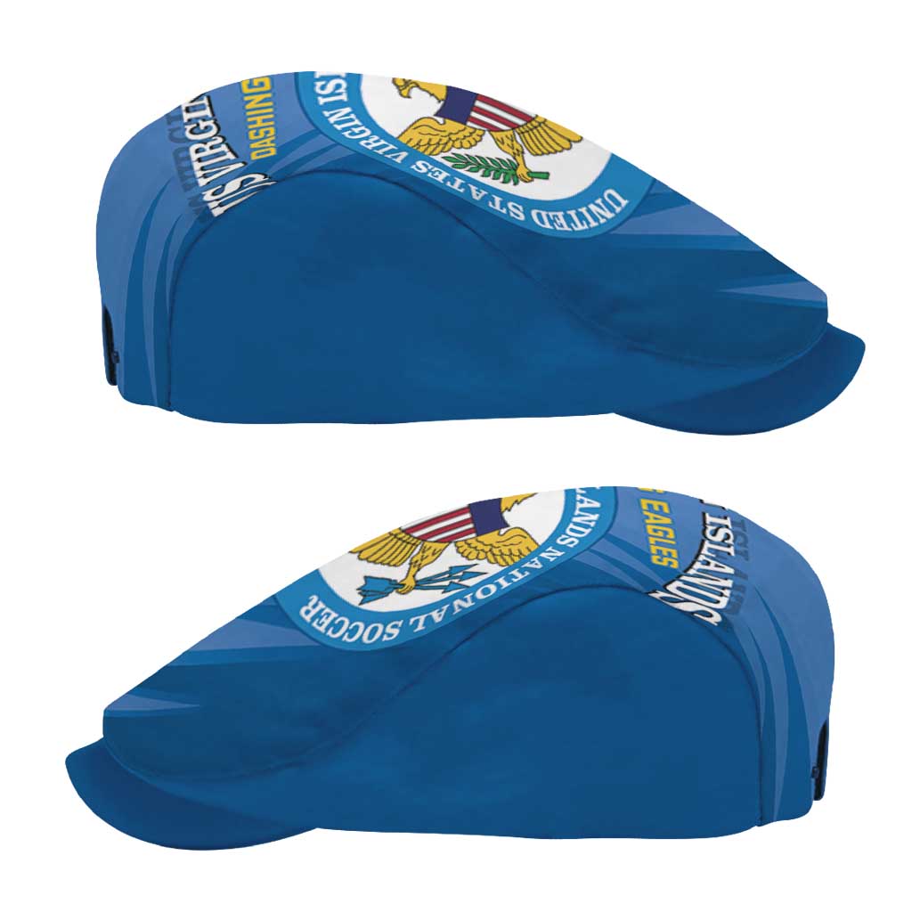 US Virgin Islands Soccer Jeff Hat Go Dashing Eagles Sporty Style - Wonder Print Shop