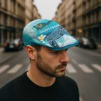 US Virgin Islands St Croix Jeff Hat Twin City Leatherback With Plumeria - Wonder Print Shop