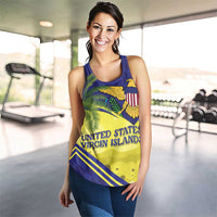 US Virgin Islands Women Racerback Tank United in Pride and Hope - Wonder Print Shop