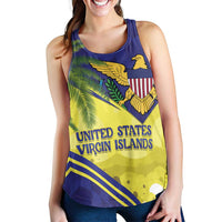 US Virgin Islands Women Racerback Tank United in Pride and Hope - Wonder Print Shop