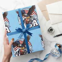 USA 1980 2026 American Eagle vs Canada Loon Wrapping Paper Roll Vintage Champs Retro Game Day Hockey Sports Fan