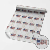 USA 250 Proud American Nurse Wrapping Paper Roll Patriotic Healthcare Hero