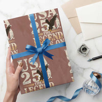 USA 250 The Legend Lives On Wrapping Paper Roll Patriotic Eagle for Semiquincentennial 2026 - Wonder Print Shop
