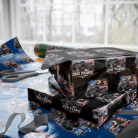 USA 250th Anniversary 250 Years 1776 2026 Monster Truck Eagle Wrapping Paper Roll