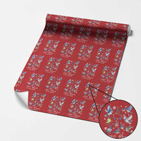 USA 250th Anniversary Bird Wrapping Paper Roll Patriotic American Birds Independence Day Birdwatchers Birders