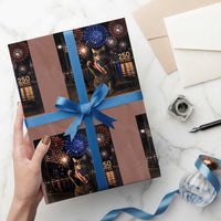 USA 250th Anniversary Cat Wrapping Paper Roll Funny 4th Of July Independence Day 250 Years 1776 2026 Patriotic Celebration Meme