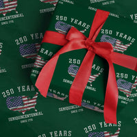 USA 250th Anniversary Wrapping Paper Roll United States Semiquincentennial 1776 2026 Patriotic Independence Day