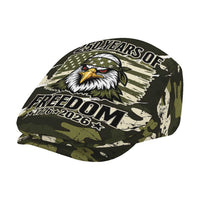 USA 250th Anniversary Jeff Hat Eagle Camouflage Zipper Stylized