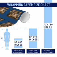 USA 250th Anniversary Statue of Liberty Wrapping Paper Roll The Summer USA Turned 250