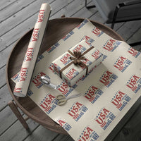 USA But In A Liberal Way 4th of July Wrapping Paper Roll Feminist Women's Rights